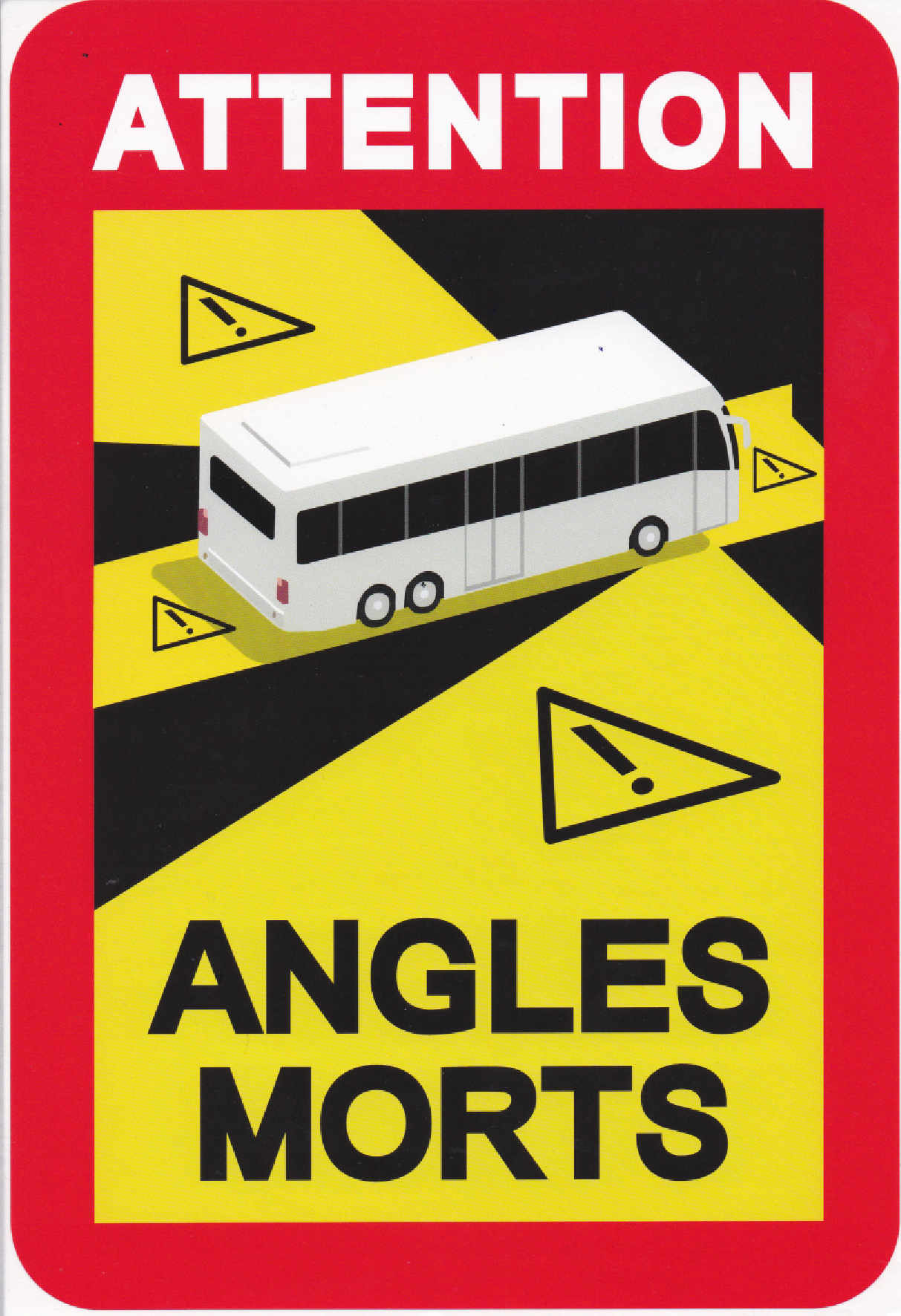 Samolepka “Mrtvý úhel” – BUS