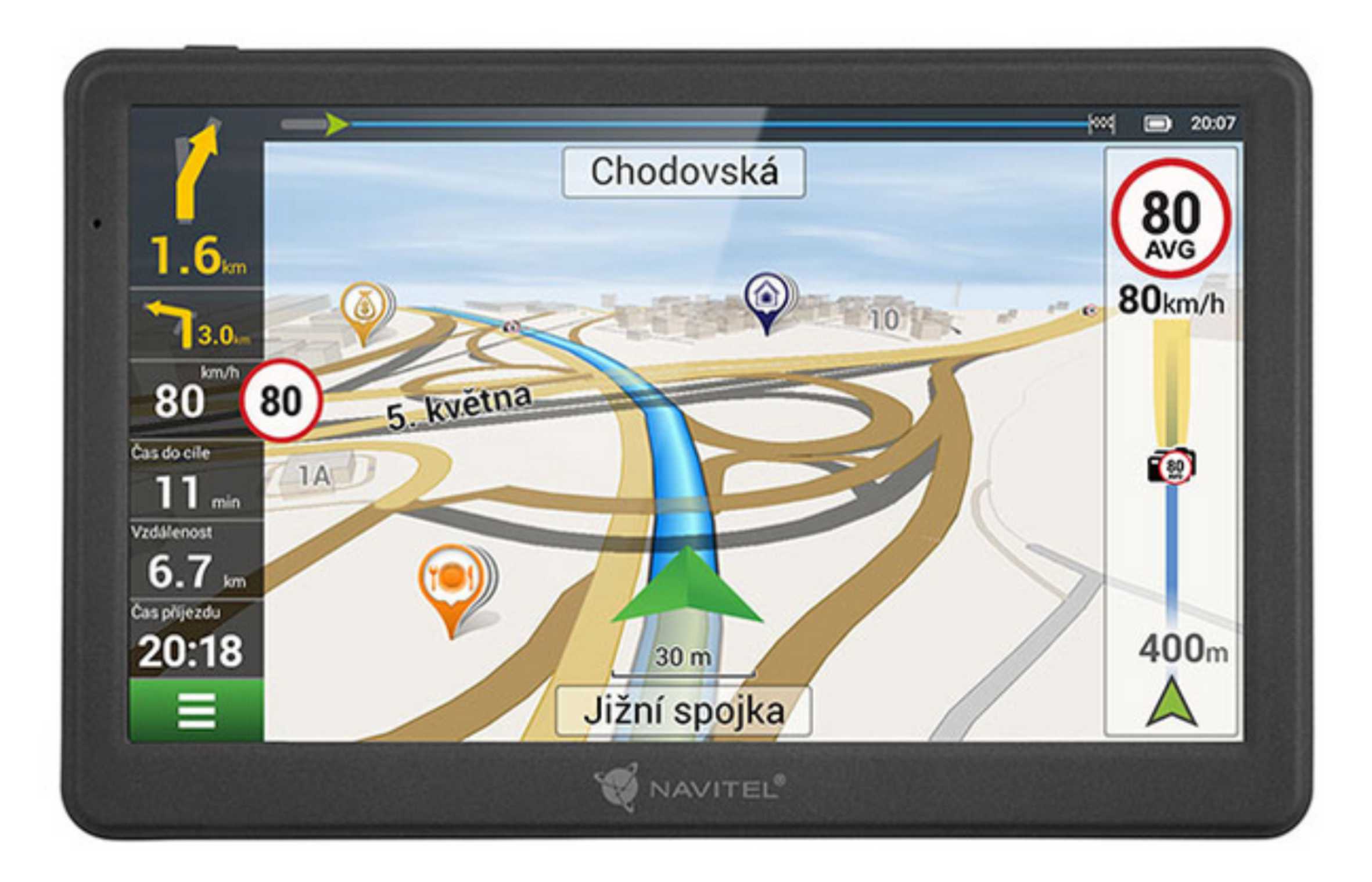 GPS 7,0" NAVIGACE NAVITEL MS700