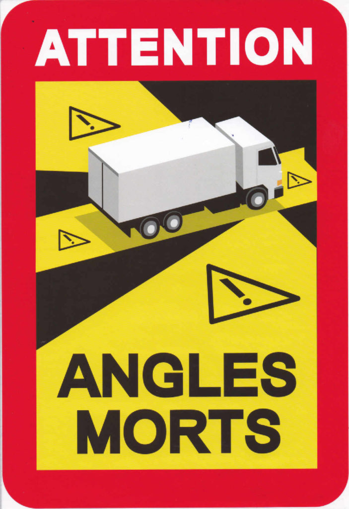 Samolepka “Mrtvý úhel” – LKW (na plachty)