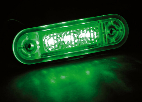 Pozička LED V-3, 9-24V - zelené