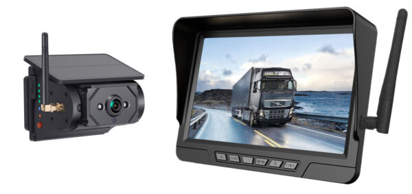 Bezdrátový parkovací a couvací set – monitor 7″+ solární kamera