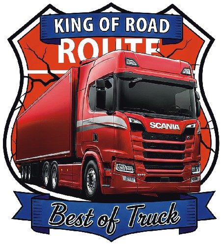 Samolepka SCANIA King Of Route