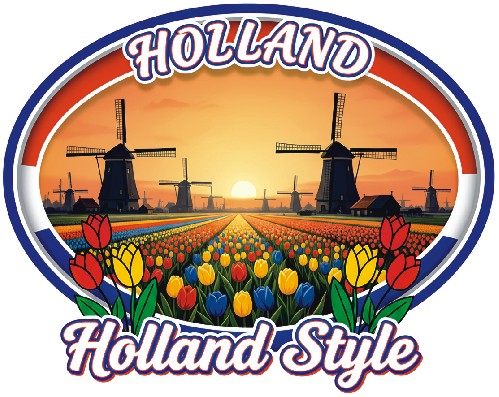 Samolepka Holland Style mlýny