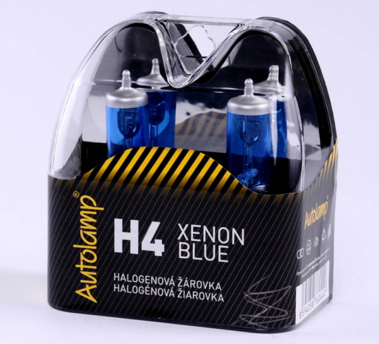 Krabička AUTOLAMP H4 12V 60/55W P43t XENON BLUE 2ks