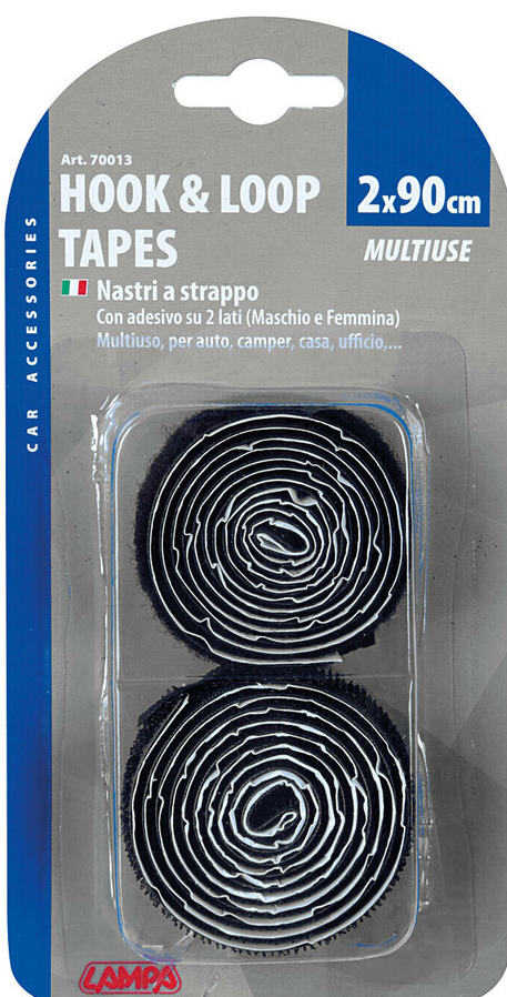 Lepící páska se suchým zipem 2x90cm
