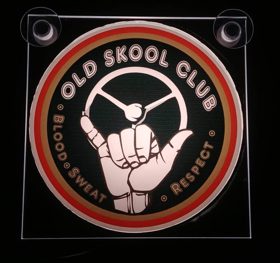 Světelný LED box – Oldskool Club 12/24V