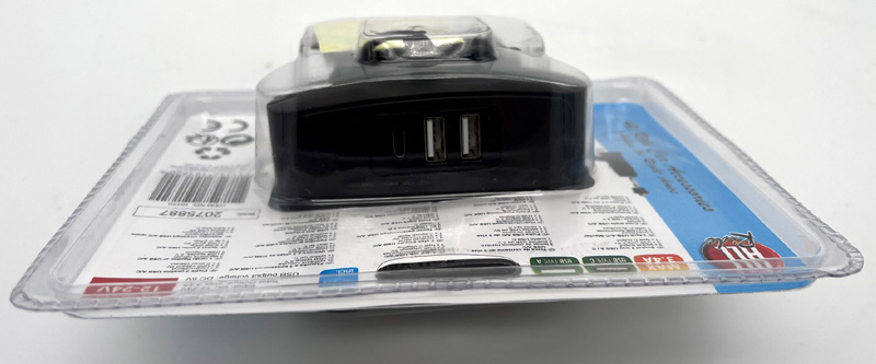 Roztrojka zapalovače 12/24V + USB-C a 2x USB-A