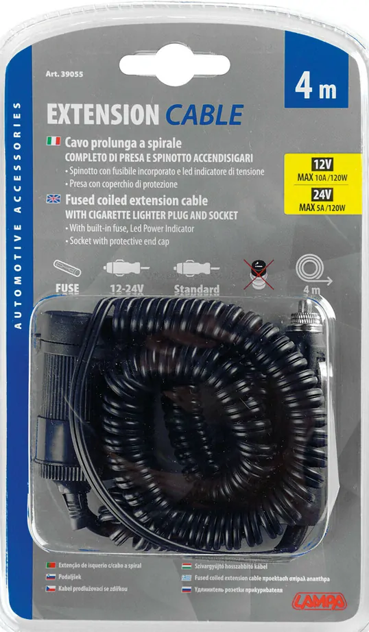 Prodloužení zásuvky zapalovače 4m