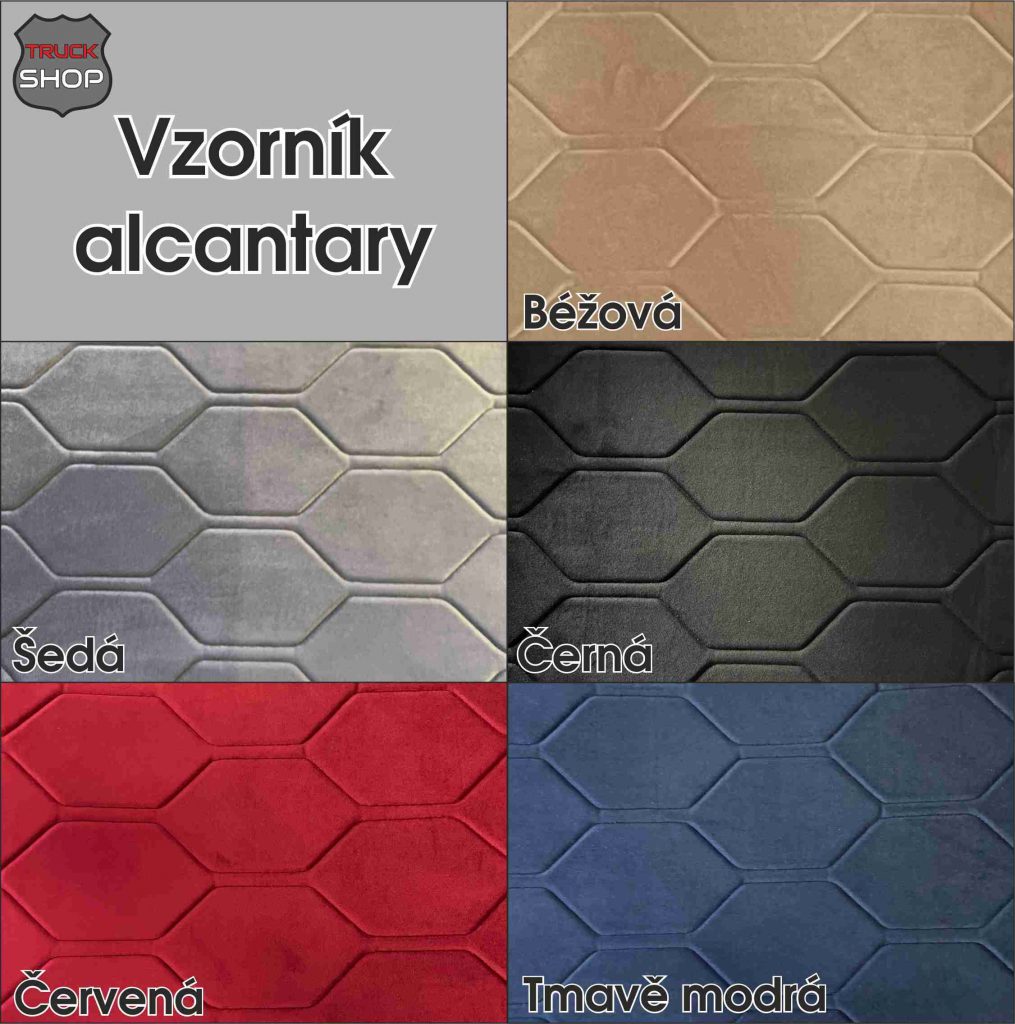 Přehoz postele – alcantara/koženka – Scania od 2009 i 2017