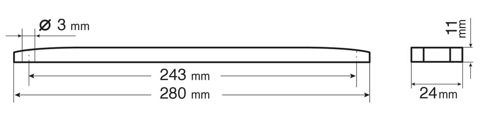 Poziční světlo LED 12xLED 24V - červené