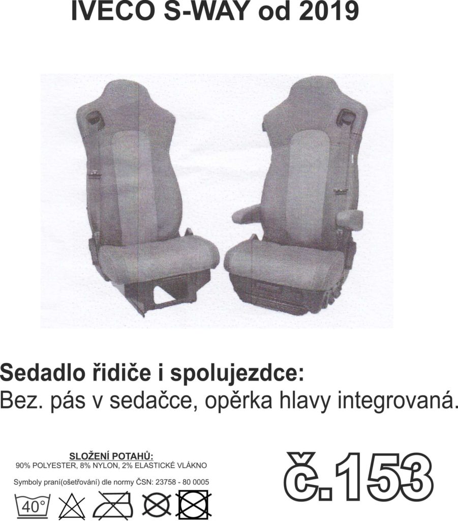 autopotah kožený IVECO č.153 – ROYAL