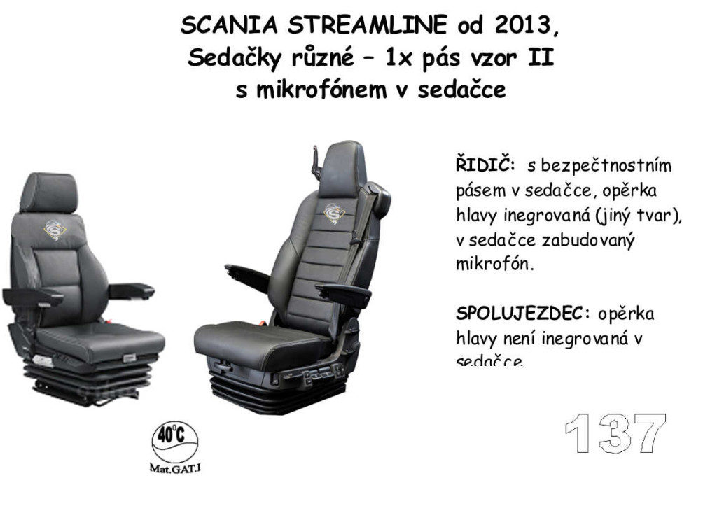 autopotah kožený SCANIA č.137 – ROYAL