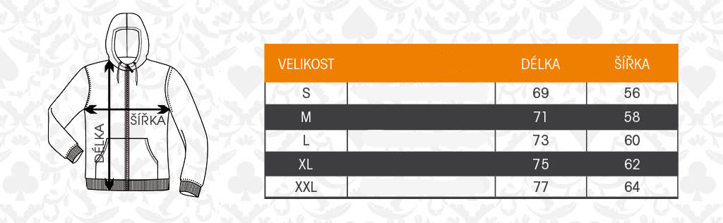 Mikina s výšivkou šedá – na zip