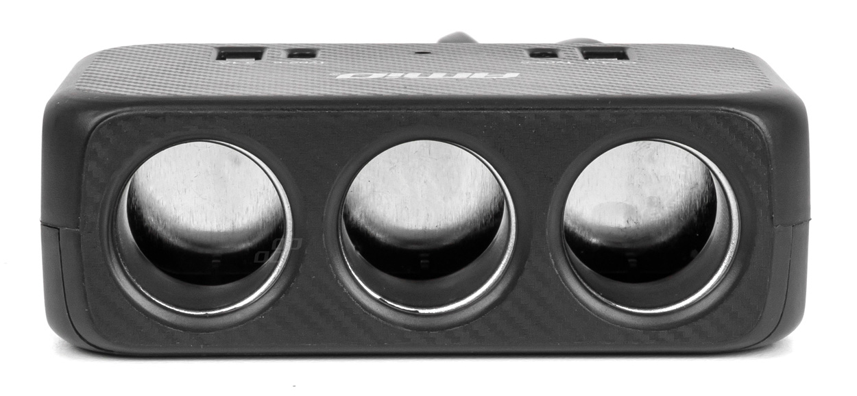 Roztrojka zapalovače s USB na 12/24V